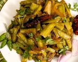 A picture of step 6 of Cluster Beans Curry - Andhra Style.