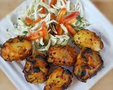 A picture of step 7 of Tandoori baby potatoes with corn flour masala.
