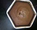 A picture of step 9 of Eggless Chocolate Cake.