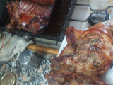 Lechón al horno para Navidad