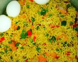 A picture of step 8 of My stir fry noodles with boiled eggs and veggies.