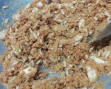 A picture of step 4 of Urad dal Pinni.
