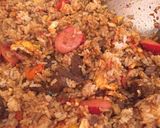 Foto langkah ke 6 dari resep Nasi goreng rendang.
