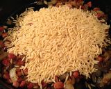 A picture of step 4 of Pea and Pancetta Pasta Risotto.