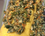 Foto del paso 6 de la receta: ARROLLADO DE POLENTA RELLENO CON ACELGA Y ZUCHINIS (bañado con salsa blanca) 🤩🤗😋🧅🫑🥬🥒😋🤩