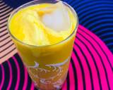 Mango juice with scoop of ice cream recipe step 1 photo