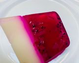 Foto langkah ke 5 dari resep 561. Puding Buah Naga Merah Putih.