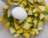 A picture of step 2 of Instant Raw Mango Pickle.