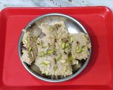 A picture of step 8 of Kalakand sweet.
