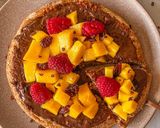 Foto del paso 2 de la receta: Maxitortita chocoavellana con mango y frambuesas