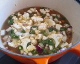 Foto del paso 2 de la receta: Arroz de verduras, hecho con caldo de restos de pavo navideño y gravy