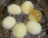 A picture of step 3 of Kashmiri Dum Aloo.
