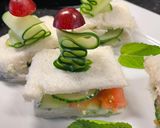 A picture of step 2 of Cucumber Sandwiches:.