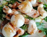 Foto del paso 8 de la receta: Ensalada de pollo con melón y queso de cabra
