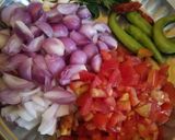 A picture of step 4 of Thinai arisi bisebelabath.