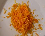A picture of step 1 of Mum's orange custard.