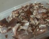 A picture of step 2 of Coconut Laddo.