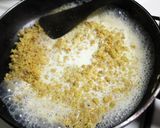 A picture of step 4 of Candied Ginger Burfi.