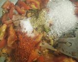 A picture of step 5 of Tomatoes and garlic ki khatti Methi chutney lajawab.