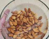 Foto del paso 1 de la receta: "Leche" de almendras 🌱 bebida vegetal + galleta de aprovechamiento con bagazo 🌱