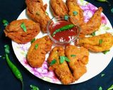 बेसन बैंगन के पकौड़े(besan bengan ke pakode recipe in hindi) रेसिपी चरण 4 फोटो