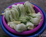 Hình bước làm 1 của món Kim chi kiểu Hàn