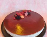 Une image de l'étape 4 de Cheesecake fruits rouges sans cuisson.