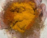A picture of step 2 of Malaysian Chicken fry (Ayam goreng).