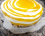 Foto del paso 13 de la receta: Cheesecake cebra 🦓 de mango 🥭 y coco 🥥