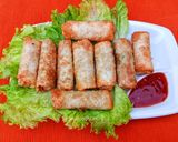 A picture of step 6 of Spring Rolls 🥕🫑🥬.