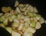 A picture of step 1 of Khara masala tendhy.