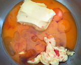 A legfinomabb kevert, csíkos, gyümölcsös süti recept fázis 2 fotója