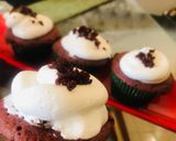 A picture of step 6 of Red Velvet Cupcakes.