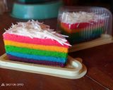 Foto langkah ke 4 dari resep Rainbow cake 4 telur.