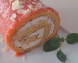 A picture of step 8 of Pink Panther Swiss Roll.