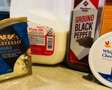 A picture of step 1 of Blue Cheese Dip.