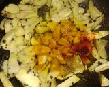 A picture of step 3 of Arbi Curry (Taro Root Curry).