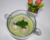 Foto langkah ke 6 dari resep Ronde kuah matcha.