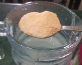 A picture of step 2 of Mango Tango drink.