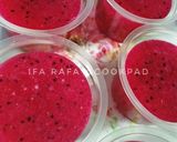 Foto langkah ke 2 dari resep Puding Klop Buah Naga.