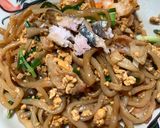 รูปขั้นตอนการทำที่ 3 ของ เส้นบุกผัดเบคอน&ปลาเค็มอินทรีย์