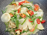 👩‍🍳Lobak Putih Goreng dengan Daun Kucai