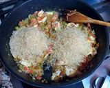 Foto del paso 9 de la receta: Arroz con roux de curry japonés, huevas y cocochas de calamar