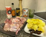 A picture of step 1 of Ayam Masak Lemak Cili Api (Spicy Chicken in Coconut Milk).