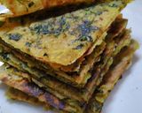 A picture of step 6 of Maithi masala paratha.