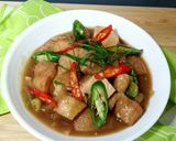 Foto langkah ke 5 dari resep 471. Cah Kuah Tahu Sutra Ikan Dori.