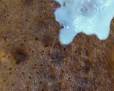 A picture of step 3 of Saffron milk cake 🍰.