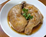 รูปขั้นตอนการทำที่ 2 ของ ไก่นึ่งซอสโชยุ
