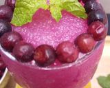A picture of step 5 of Falsa Slush /Grewia slush💜.