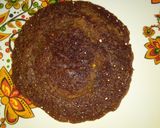 A picture of step 3 of Chocolate pancake with fresh fruits.